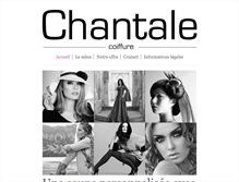Tablet Screenshot of chantale-coiffure.com